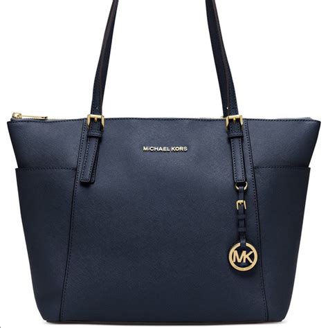 michael kors navy blue studded bag|Michael Kors blue handbags clearance.